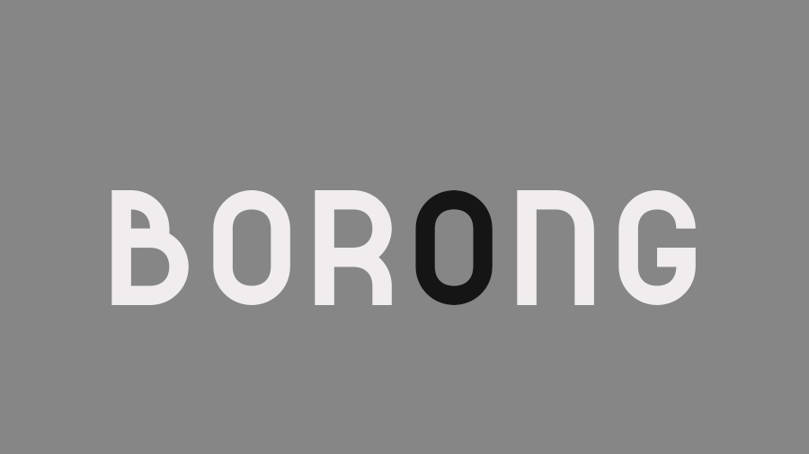Borong font